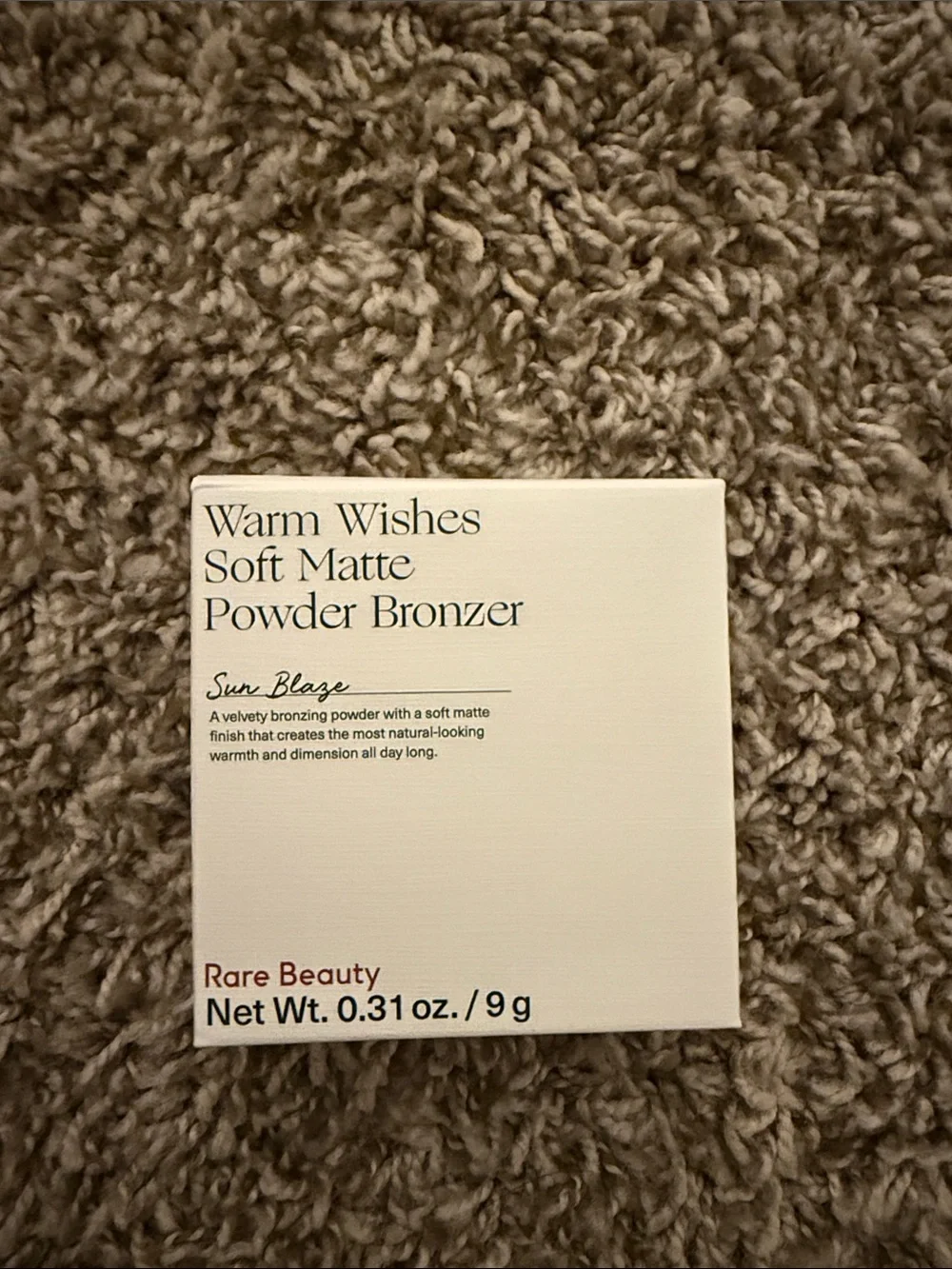 Rare Beauty Warm Wishes Soft Matte Powder Bronzer - Sun Blaze (Warm Brown)